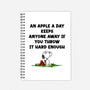 An Apple A Day-None-Dot Grid-Notebook-drbutler