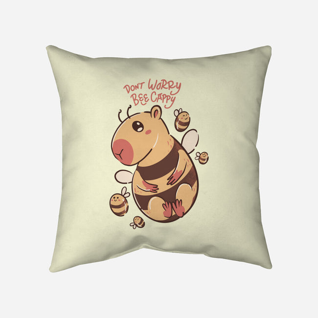 Bee Cappy-None-Removable Cover-Throw Pillow-spoilerinc