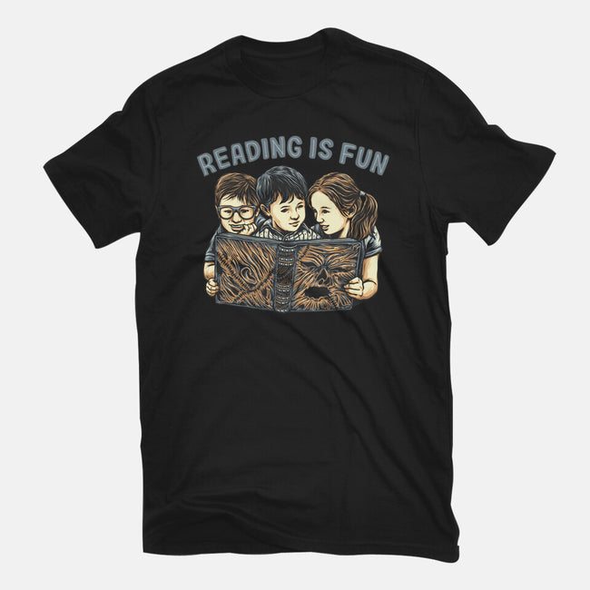 Reading Is Fun For Us-Mens-Premium-Tee-momma_gorilla