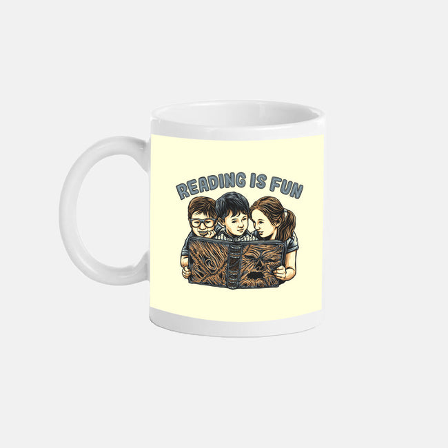 Reading Is Fun For Us-None-Mug-Drinkware-momma_gorilla