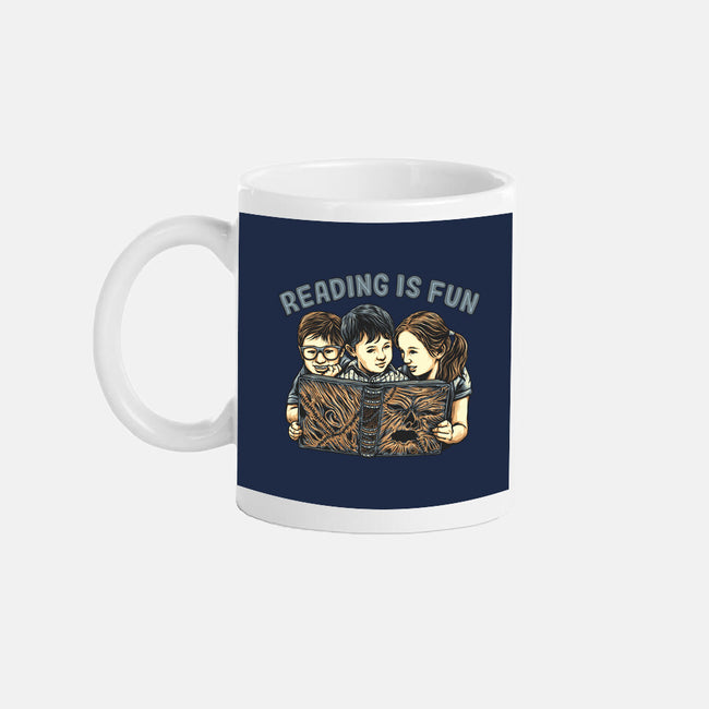 Reading Is Fun For Us-None-Mug-Drinkware-momma_gorilla