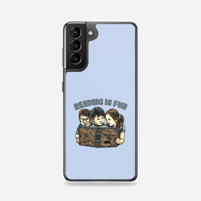 Reading Is Fun For Us-Samsung-Snap-Phone Case-momma_gorilla