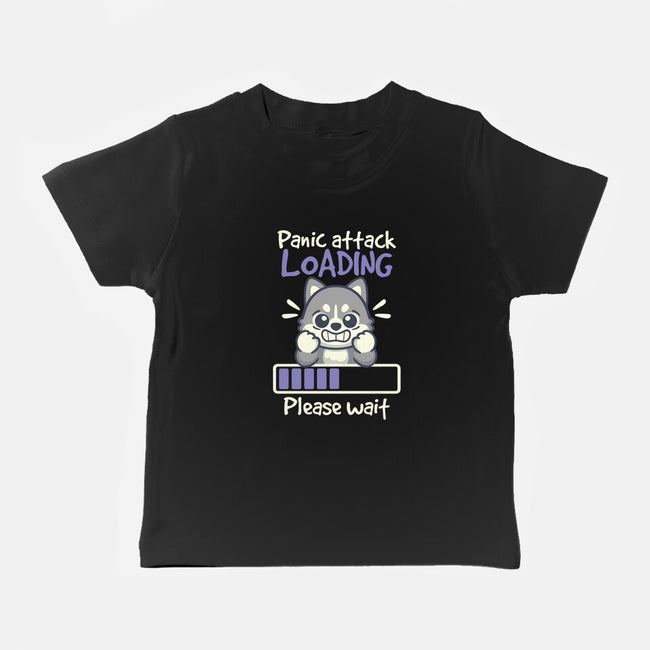 Panic Attack Loading-Baby-Basic-Tee-NemiMakeit