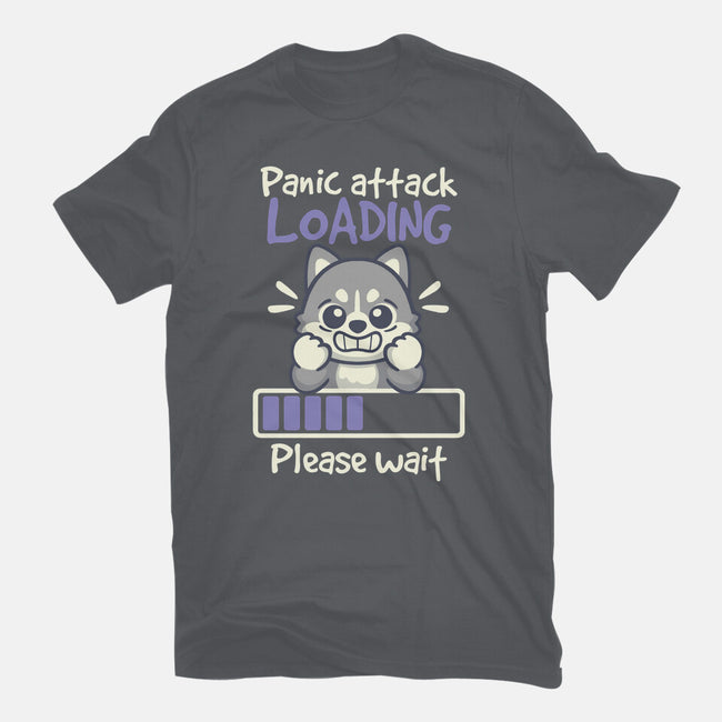 Panic Attack Loading-Mens-Basic-Tee-NemiMakeit