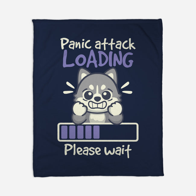 Panic Attack Loading-None-Fleece-Blanket-NemiMakeit