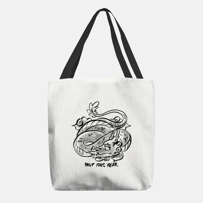 Bored Dragon-None-Basic Tote-Bag-spoilerinc