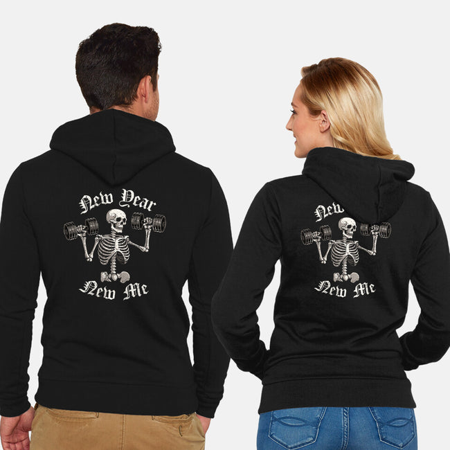 New Year New Me-Unisex-Zip-Up-Sweatshirt-dandingeroz