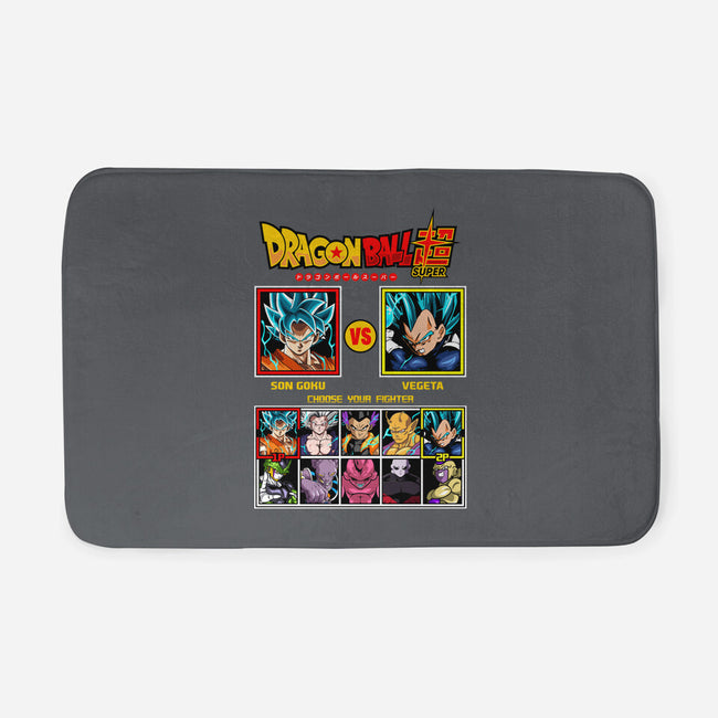 Saiyan Fighter-None-Memory Foam-Bath Mat-spoilerinc