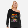 Saiyan Fighter-Womens-Off Shoulder-Sweatshirt-spoilerinc