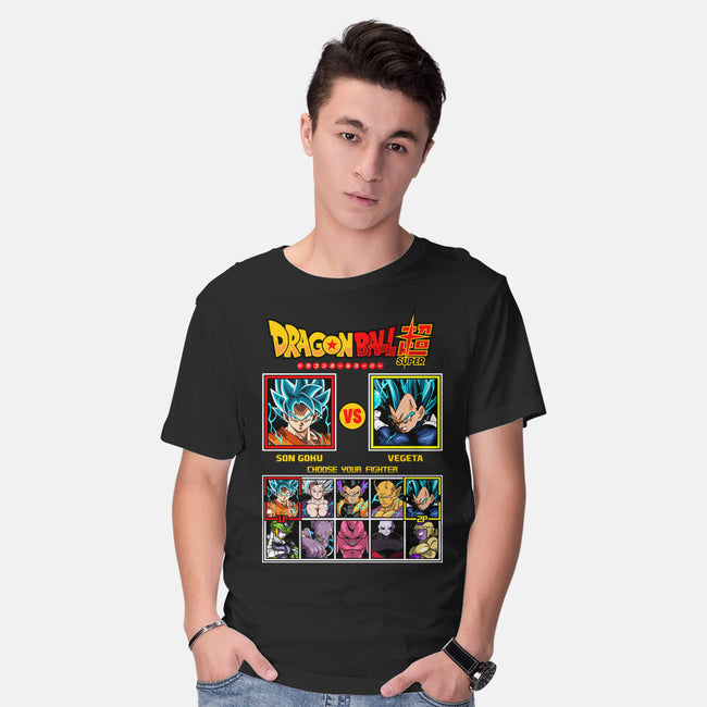 Saiyan Fighter-Mens-Basic-Tee-spoilerinc