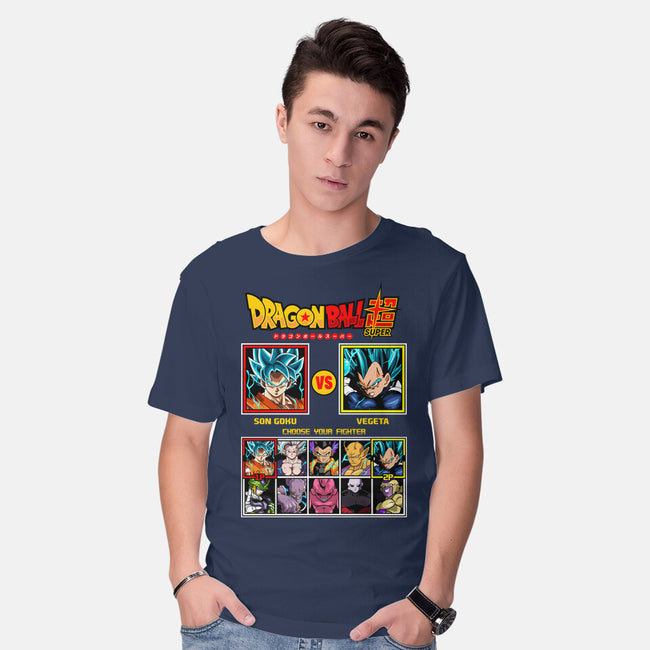 Saiyan Fighter-Mens-Basic-Tee-spoilerinc