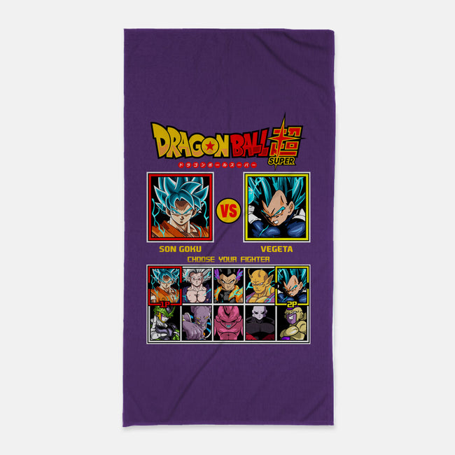 Saiyan Fighter-None-Beach-Towel-spoilerinc