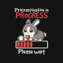 Bunny Procrastination In Progress-Mens-Premium-Tee-NemiMakeit