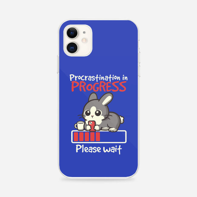 Bunny Procrastination In Progress-iPhone-Snap-Phone Case-NemiMakeit