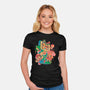 Plumber Game-Womens-Fitted-Tee-Arigatees