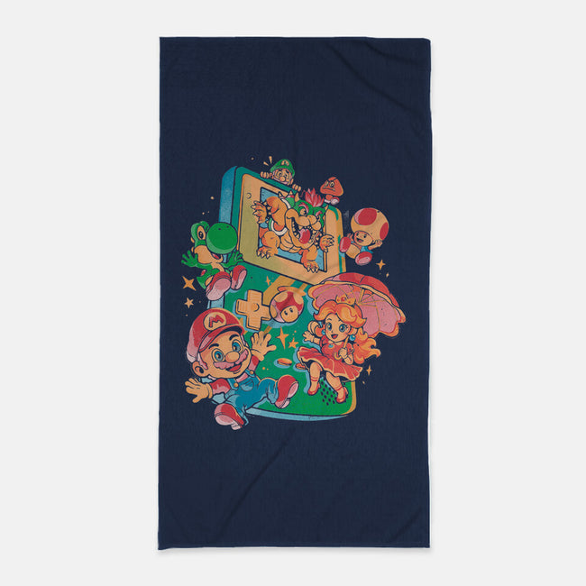 Plumber Game-None-Beach-Towel-Arigatees