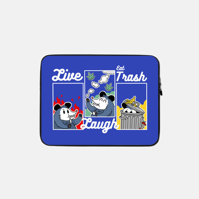 Live Laugh Eat Trash-None-Zippered-Laptop Sleeve-Tri haryadi