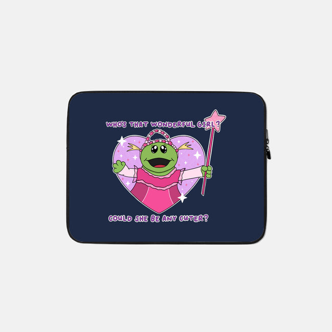 Who’s That Wonderful Girl-None-Zippered-Laptop Sleeve-Alexhefe