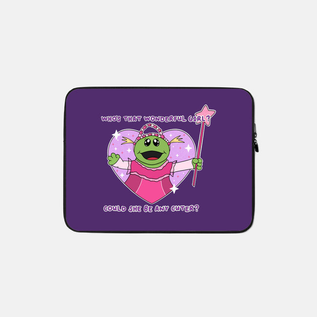 Who’s That Wonderful Girl-None-Zippered-Laptop Sleeve-Alexhefe