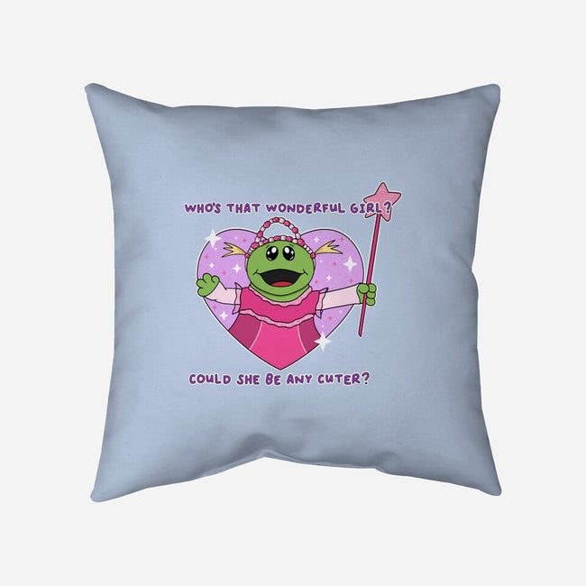 Who’s That Wonderful Girl-None-Removable Cover-Throw Pillow-Alexhefe