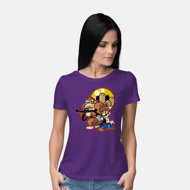 Plumber Solo-Womens-Basic-Tee-demonigote