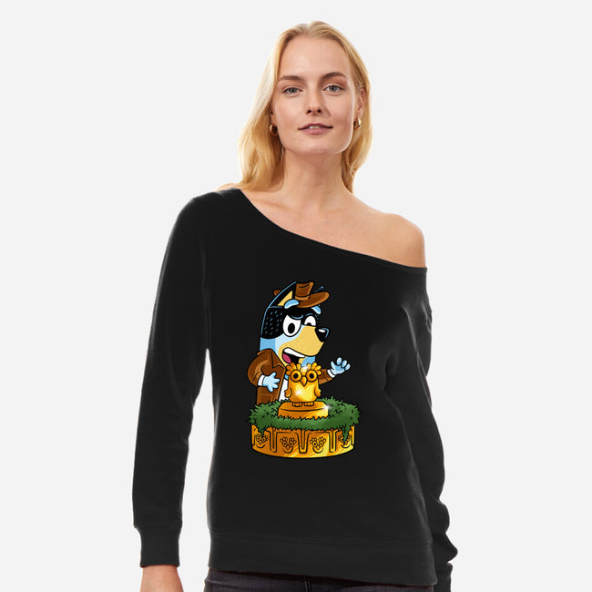 The Founder-Womens-Off Shoulder-Sweatshirt-spoilerinc