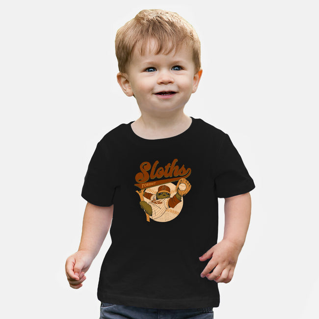 Go Sloths-Baby-Basic-Tee-Hafaell