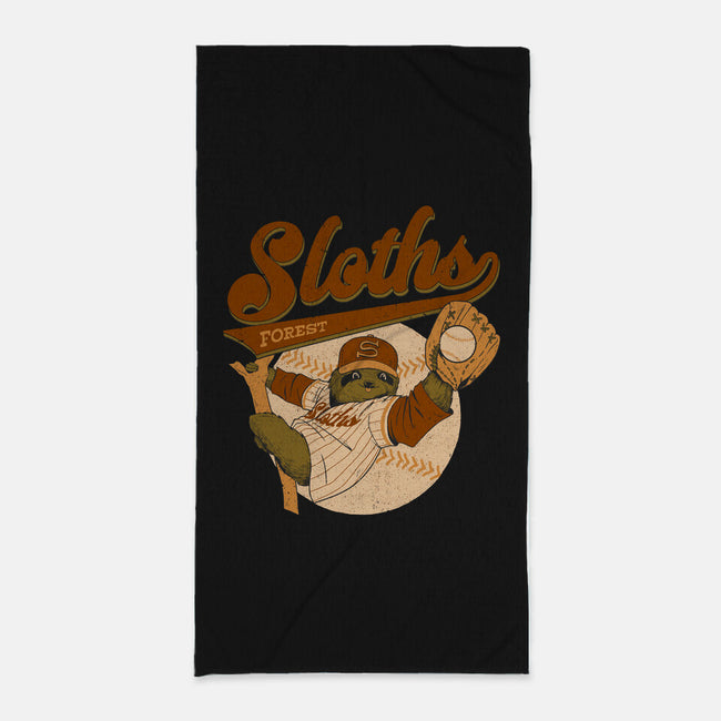 Go Sloths-None-Beach-Towel-Hafaell