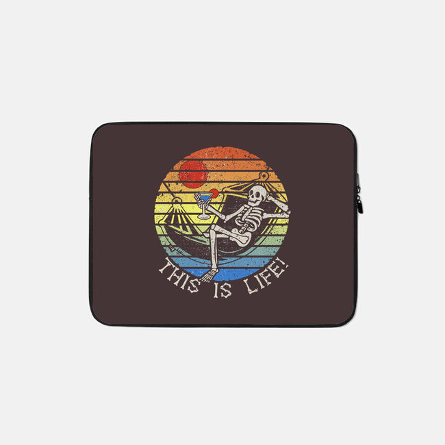 This Is Life-None-Zippered-Laptop Sleeve-NMdesign