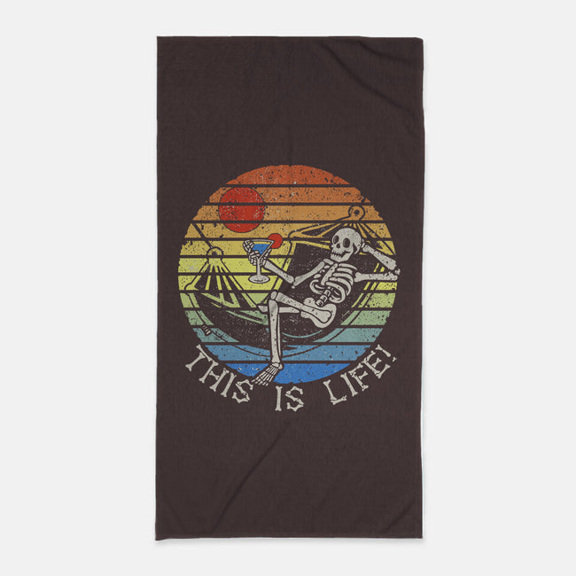 This Is Life-None-Beach-Towel-NMdesign