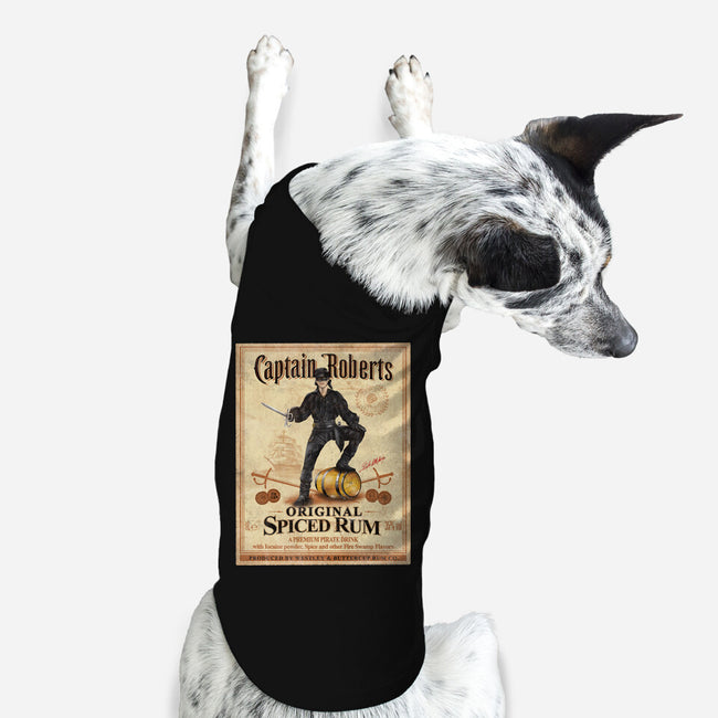 Captain Roberts Spiced Rum-Dog-Basic-Pet Tank-NMdesign