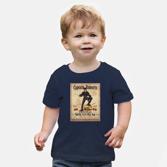 Captain Roberts Spiced Rum-Baby-Basic-Tee-NMdesign