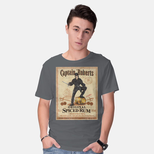 Captain Roberts Spiced Rum-Mens-Basic-Tee-NMdesign