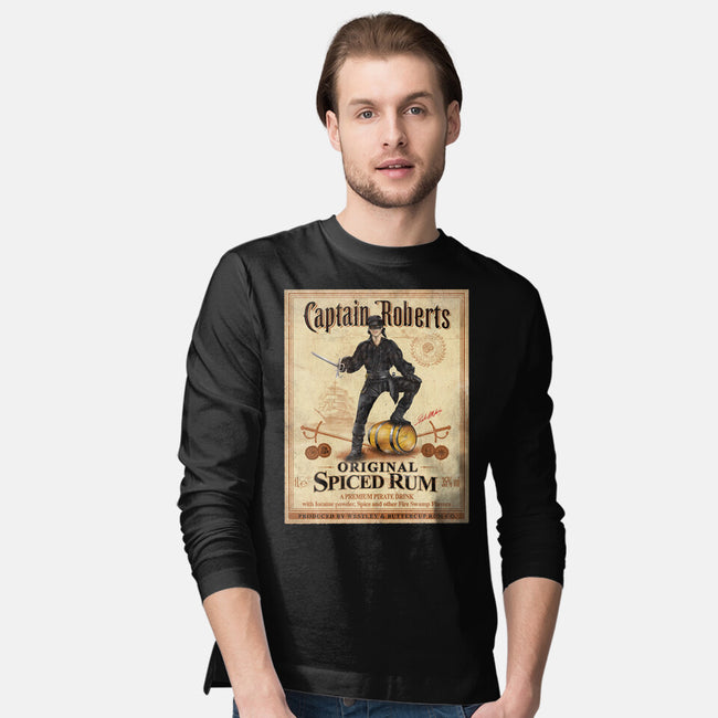 Captain Roberts Spiced Rum-Mens-Long Sleeved-Tee-NMdesign