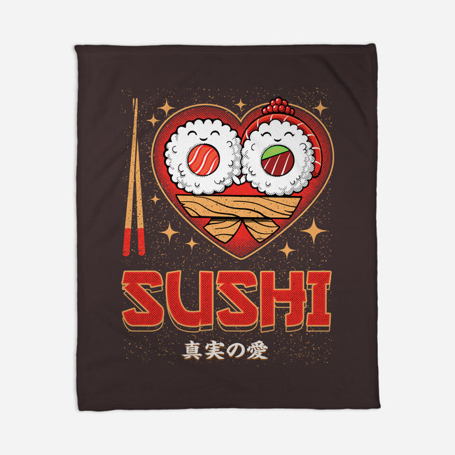 I Love Sushi-None-Fleece-Blanket-Tronyx79