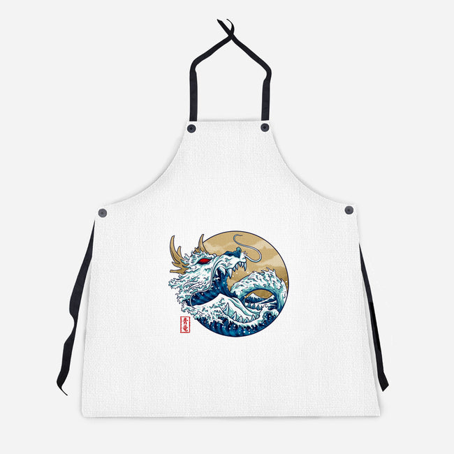 Dragon Wave Off Kanagawa-Unisex-Kitchen-Apron-spoilerinc