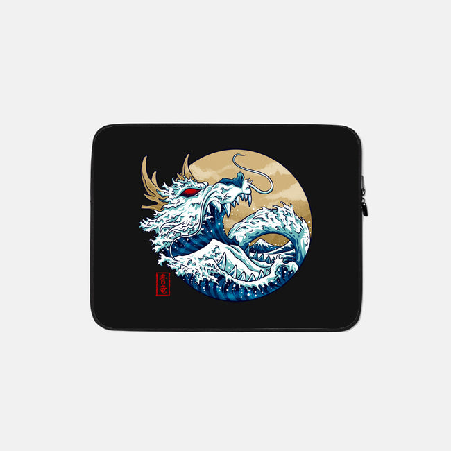 Dragon Wave Off Kanagawa-None-Zippered-Laptop Sleeve-spoilerinc