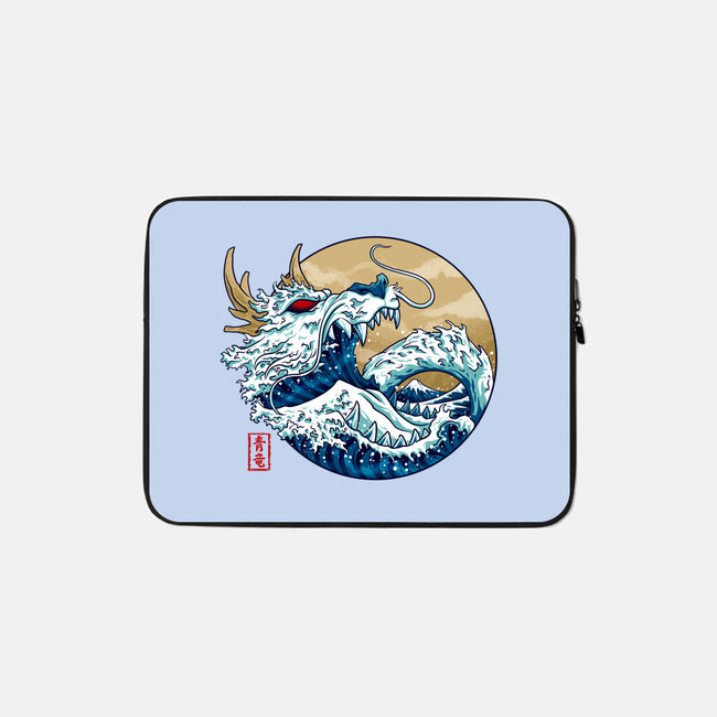 Dragon Wave Off Kanagawa-None-Zippered-Laptop Sleeve-spoilerinc