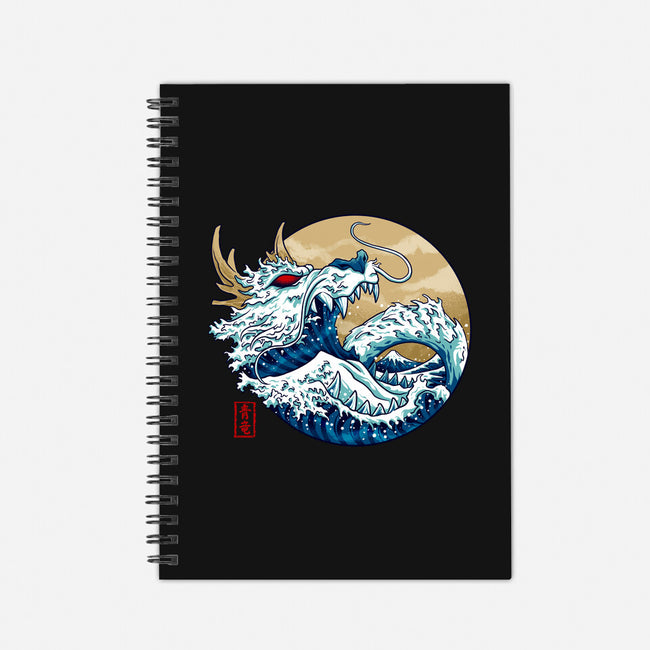 Dragon Wave Off Kanagawa-None-Dot Grid-Notebook-spoilerinc