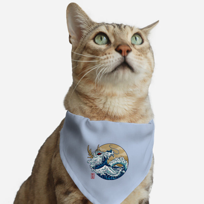 Dragon Wave Off Kanagawa-Cat-Adjustable-Pet Collar-spoilerinc