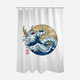 Dragon Wave Off Kanagawa-None-Polyester-Shower Curtain-spoilerinc