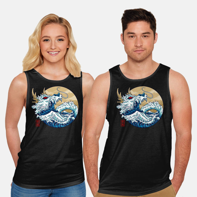 Dragon Wave Off Kanagawa-Unisex-Basic-Tank-spoilerinc