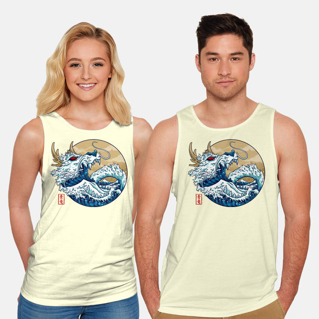 Dragon Wave Off Kanagawa-Unisex-Basic-Tank-spoilerinc