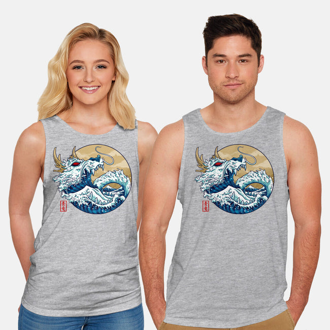 Dragon Wave Off Kanagawa-Unisex-Basic-Tank-spoilerinc