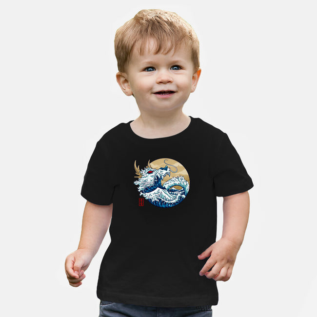 Dragon Wave Off Kanagawa-Baby-Basic-Tee-spoilerinc