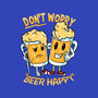 Don't Worry Beer Happy-Unisex-Kitchen-Apron-spoilerinc