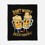 Don't Worry Beer Happy-None-Fleece-Blanket-spoilerinc