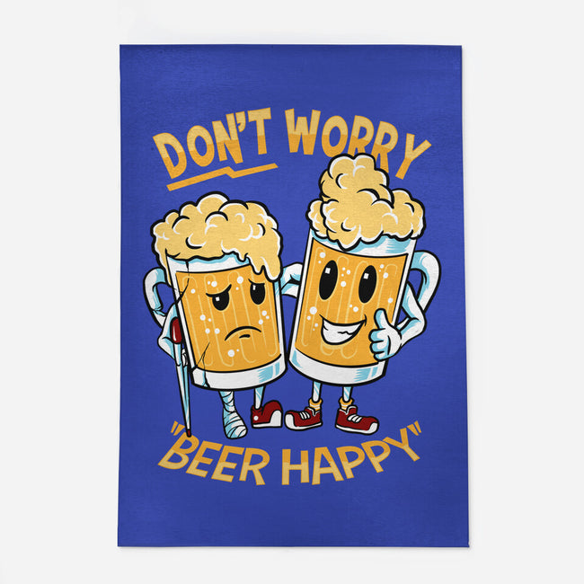 Don't Worry Beer Happy-None-Outdoor-Rug-spoilerinc