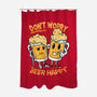 Don't Worry Beer Happy-None-Polyester-Shower Curtain-spoilerinc