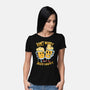 Don't Worry Beer Happy-Womens-Basic-Tee-spoilerinc